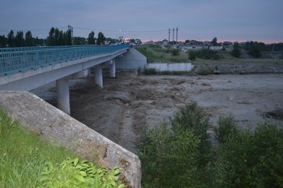 Временный мост через Чегем на трассе Р-217 в Кабардино-Балкарии открыли