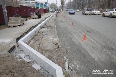 Еще одну улицу начали ремонтировать во Владивостоке по проекту БКД