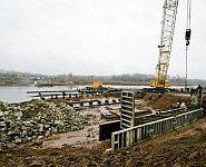 Для будущего моста через Урал в Оренбуржье на левом берегу устроены четыре пролета