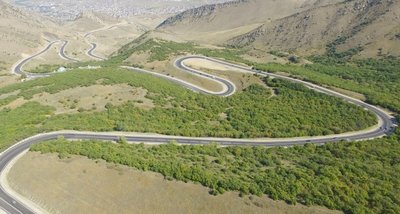 Завершился ремонт 9-ти км трассы Махачкала - Гуниб в Дагестане
