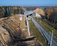Завершается строительство моста через реку Шоша на трассе М-11 в Тверской области