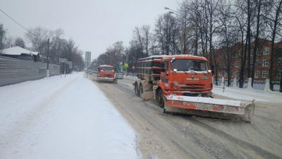 Более 13 тыс. км региональных дорог очистили от снега за сутки в Подмосковье