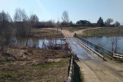 В Саратовской области талые воды подтопили две плотины и один мост