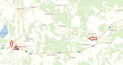 Из-за ремонта на трассе Екатеринбург - Тюмень в Свердловской области ввели реверс