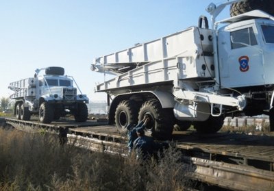 Механизированный мост обеспечит сообщение по размытому участку на дороге Кушаги - Мураши в Новосибирской области