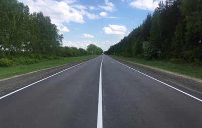 На трассе Р-354 в Свердловской области раньше срока завершили устройство слоев износа