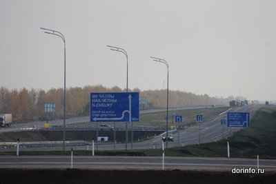 На участке трассы М-7 Волга в Татарстане увеличен скоростной режим до 110 км/ч