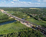 На ЦКАД-3 в Подмосковье сомкнули мост через канал им. Москвы правого направления