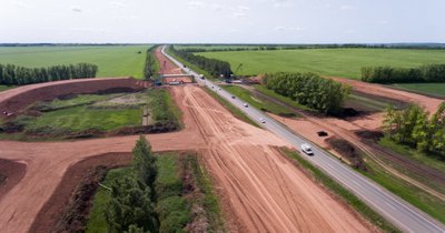 Рабочее движение по 11 км трассы М-5 Урал в Башкирии после реконструкции запустят в этом году