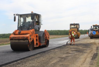 Участки трассы А-310 в Челябинской области защитили слоем износа
