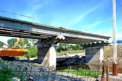 Начался второй этап капремонта моста через реку Зюзелга в Челябинской области