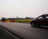 В двух районах Курганской области ремонтируют трассу Курган - Целинное
