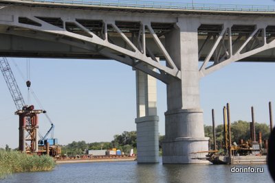 Началось строительство моста через Тузлов в рамках 3 этапа Обхода Аксая на трассе М-4 Дон