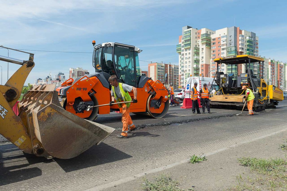 Ремонт дорог по нацпроекту в Челябинске идет с отставанием от графика