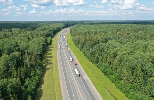 Трассу М-10 Россия в Ленобласти полностью осветят к 2022 году