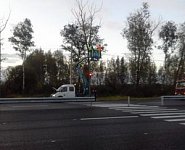Надземный переход установят за месяц на трассе М-7 Волга во Владимирской области
