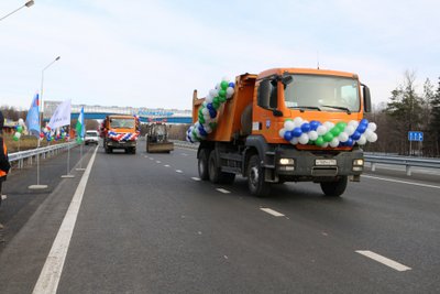 После капремонта введен участок трассы Р-240 Уфа - Оренбург в Башкирии