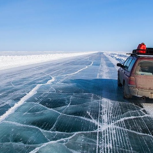 Открыто движение по двум ледовым переправам в Красноярском крае