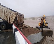 Дорожники предотвратили разрушение моста через реку Уландрык на трассе Р-256 Чуйский тракт в Республике Алтай