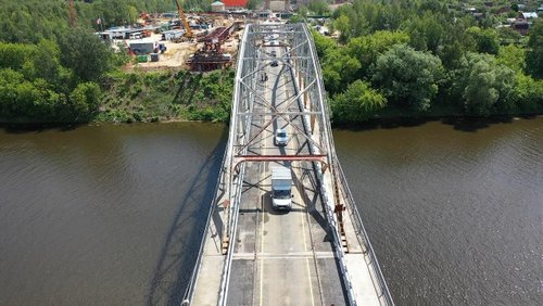 По отремонтированному Афанасьевскому мосту в подмосковном Воскресенске запустили движение
