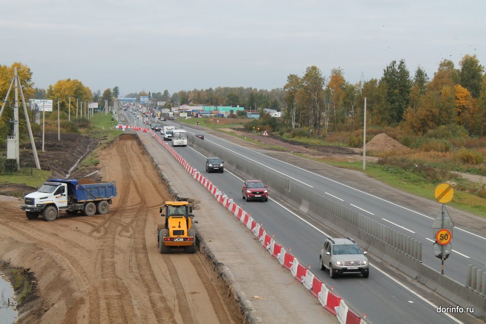 В Подмосковье начался монтаж пролетов путепровода над Пироговским шоссе в рамках строительства Мытищинской хорды