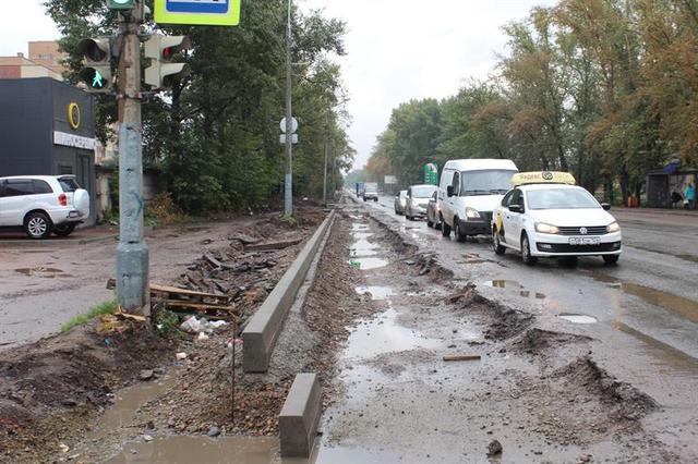 Новый профиль улицы Волжской в Красноярске готовят для расширения проезжей части