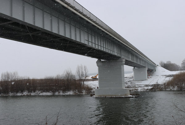 Завершен ремонт моста через реку Алатырь в Чувашии