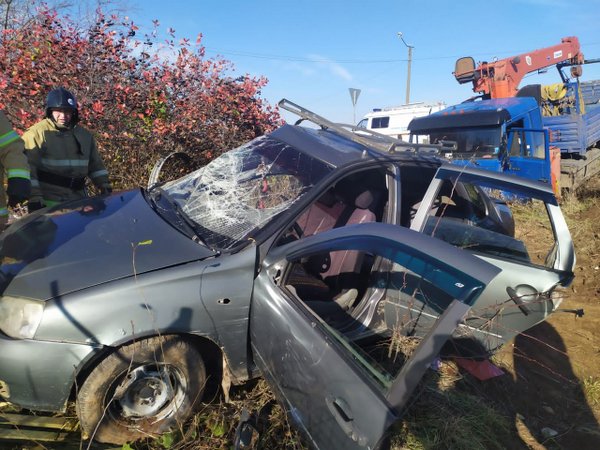 Две пассажирки «Лады» погибли в утреннем ДТП с КАМАЗом в Марий Эл