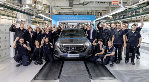 Электрический Mercedes-Benz EQC поступил в продажу